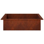 Anneau De Braise Rouillé 90 X 90 X 25 Cm