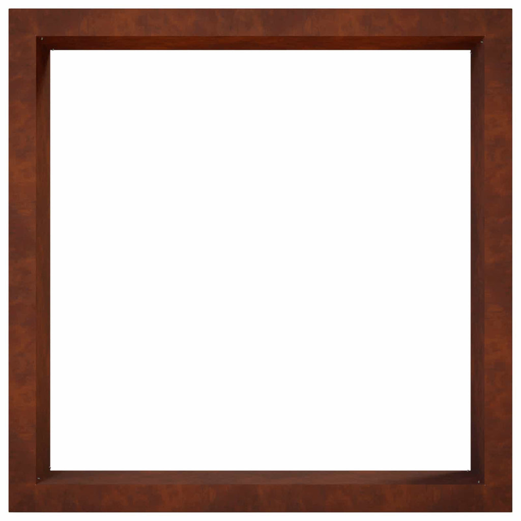 Anneau De Braise Rouillé 90 X 90 X 25 Cm