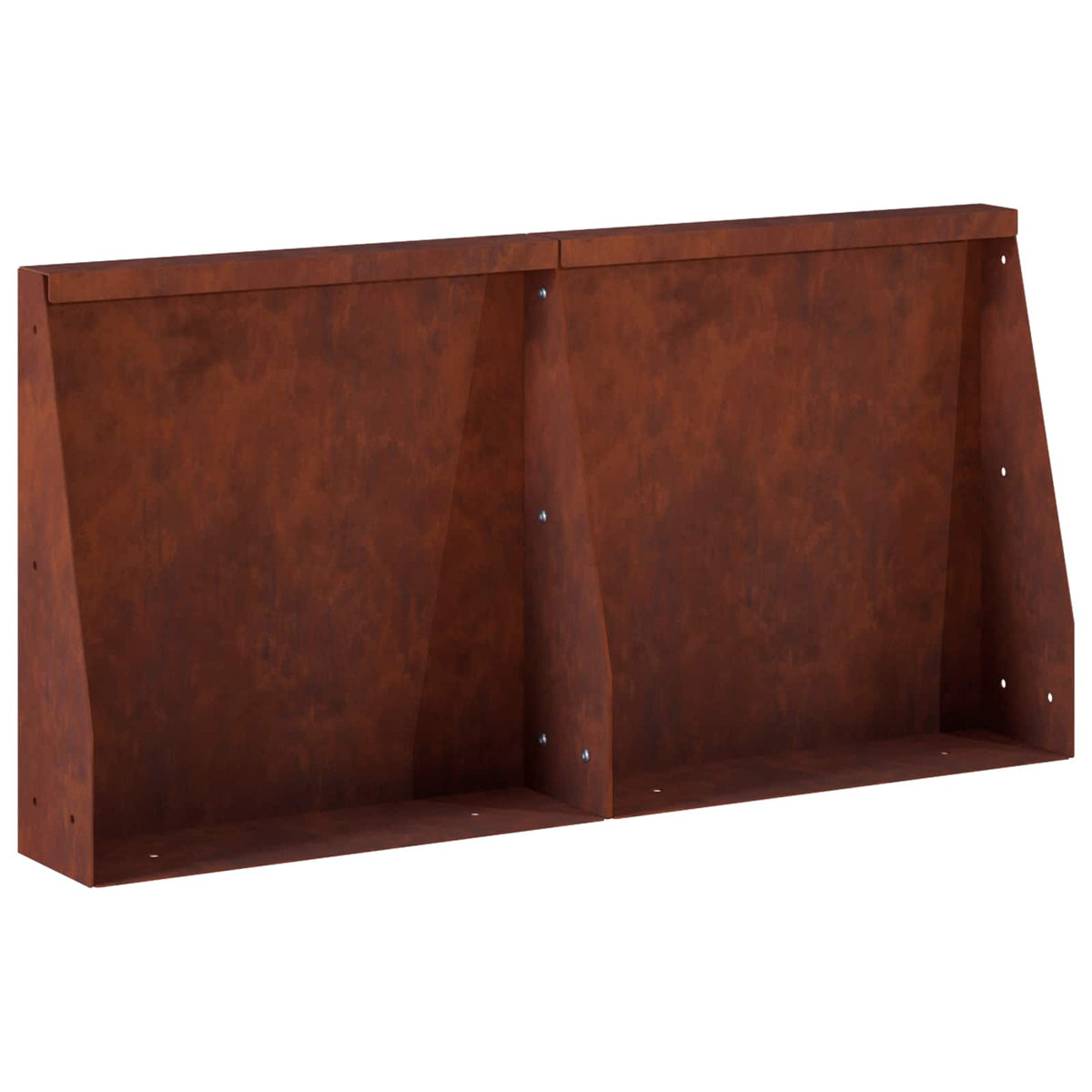Mur De Soutènement 6 Pc Rouillé