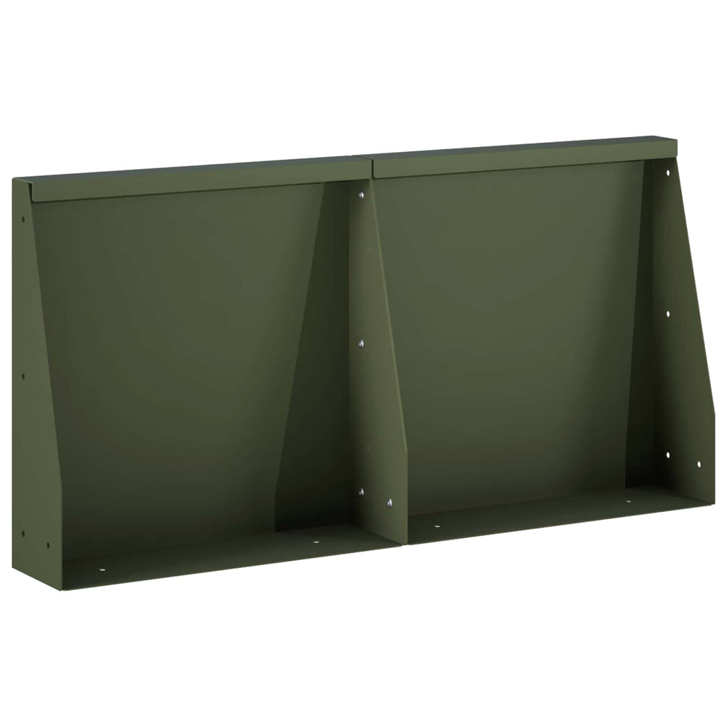 Mur De Soutènement 6 Pc Rouillé
