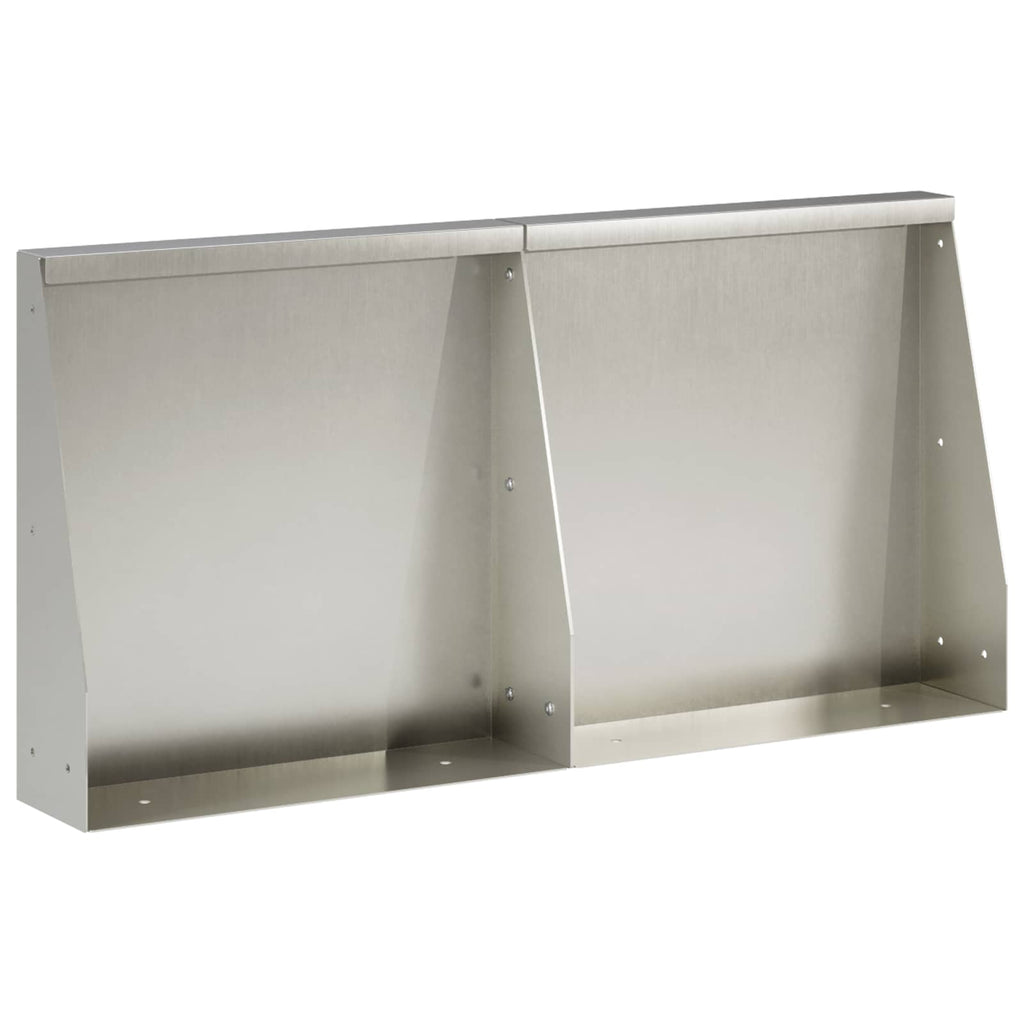 Mur De Soutènement 6 Pc Rouillé