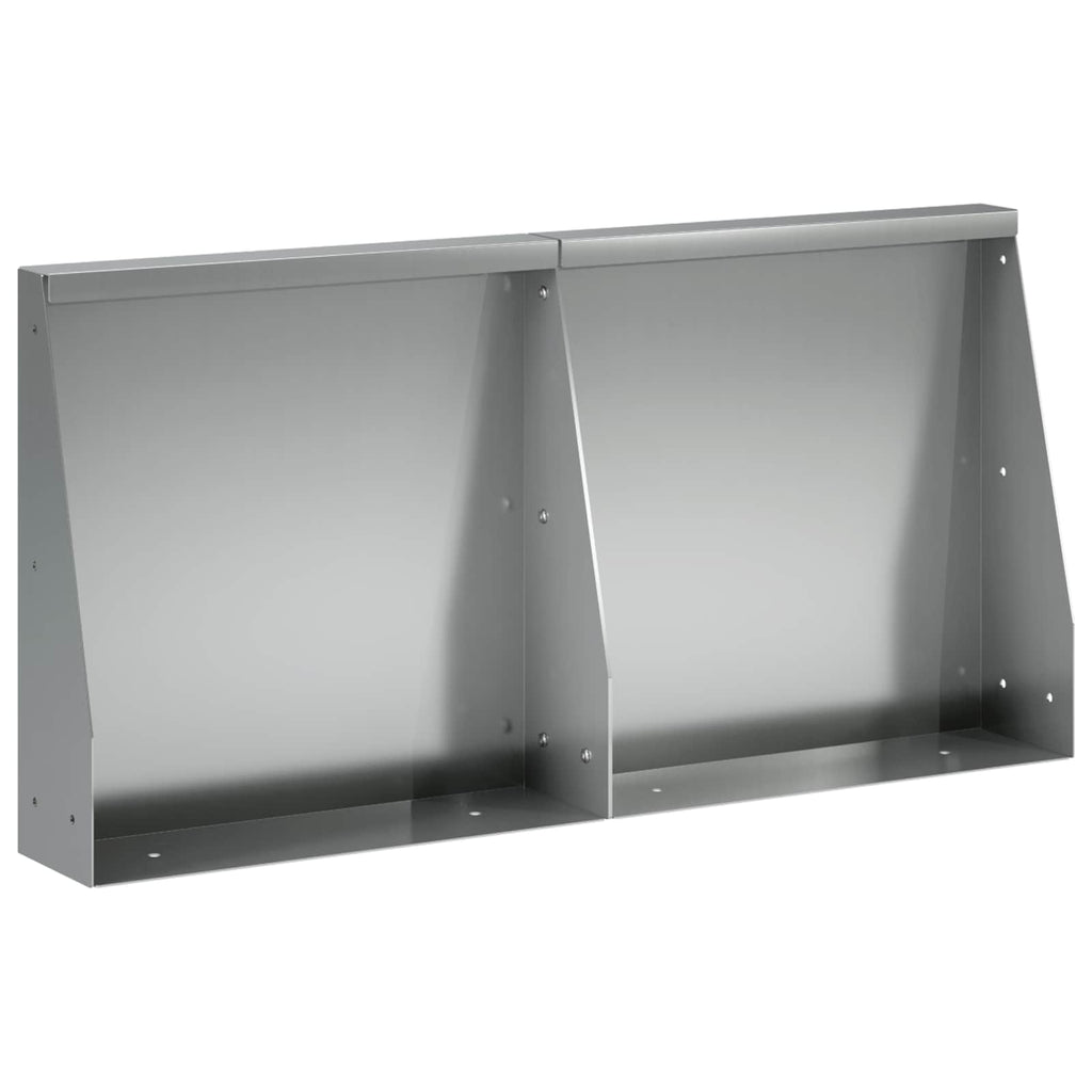 Mur De Soutènement 6 Pc Rouillé