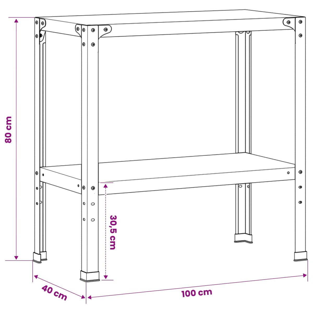 Table De Rempotage Rouillé