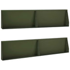 Mur De Soutènement 6 Pc Rouillé