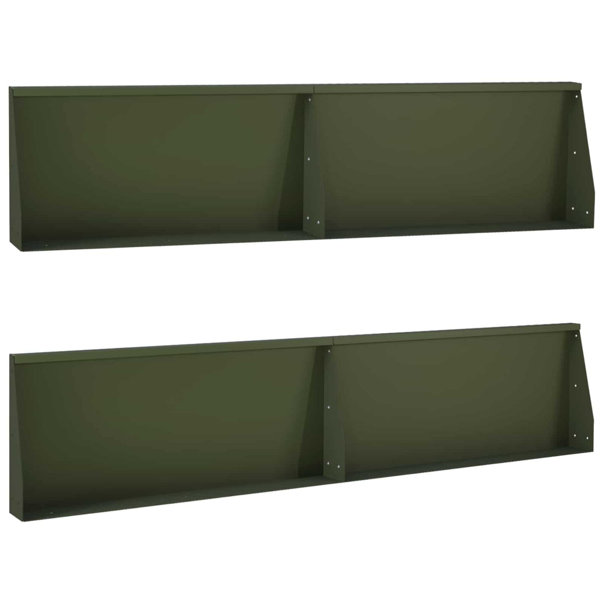 Mur De Soutènement 6 Pc Rouillé
