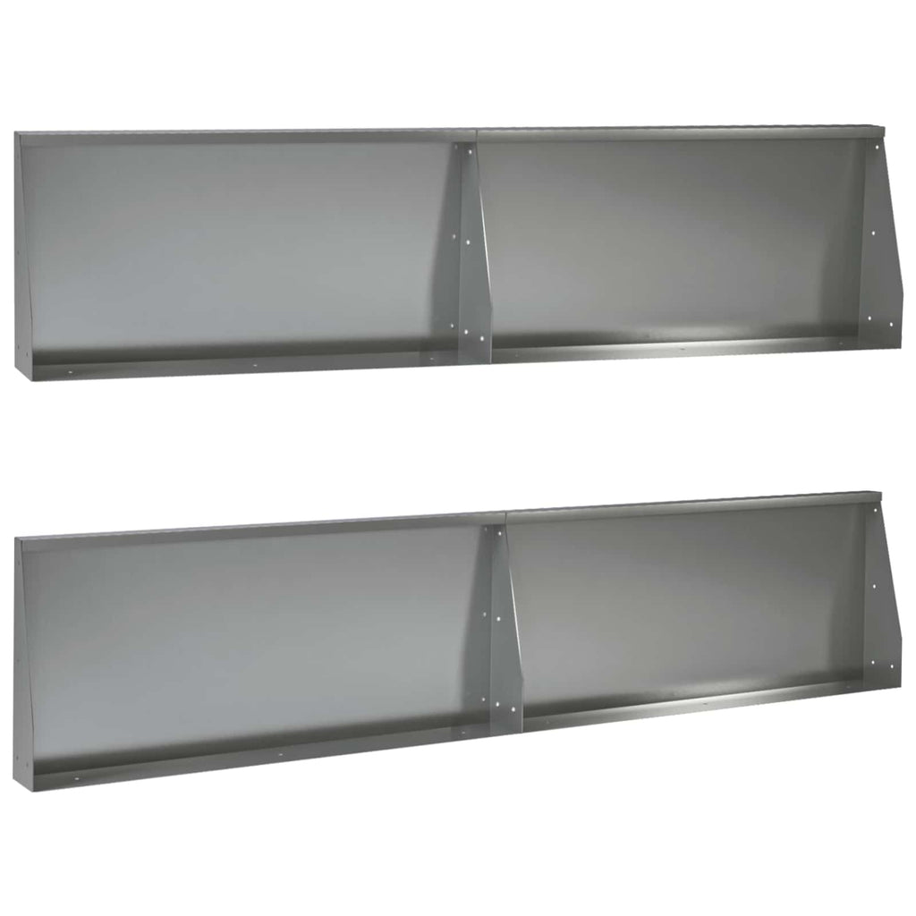 Mur De Soutènement 6 Pc Rouillé