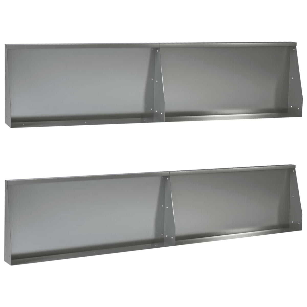 Mur De Soutènement 6 Pc Rouillé