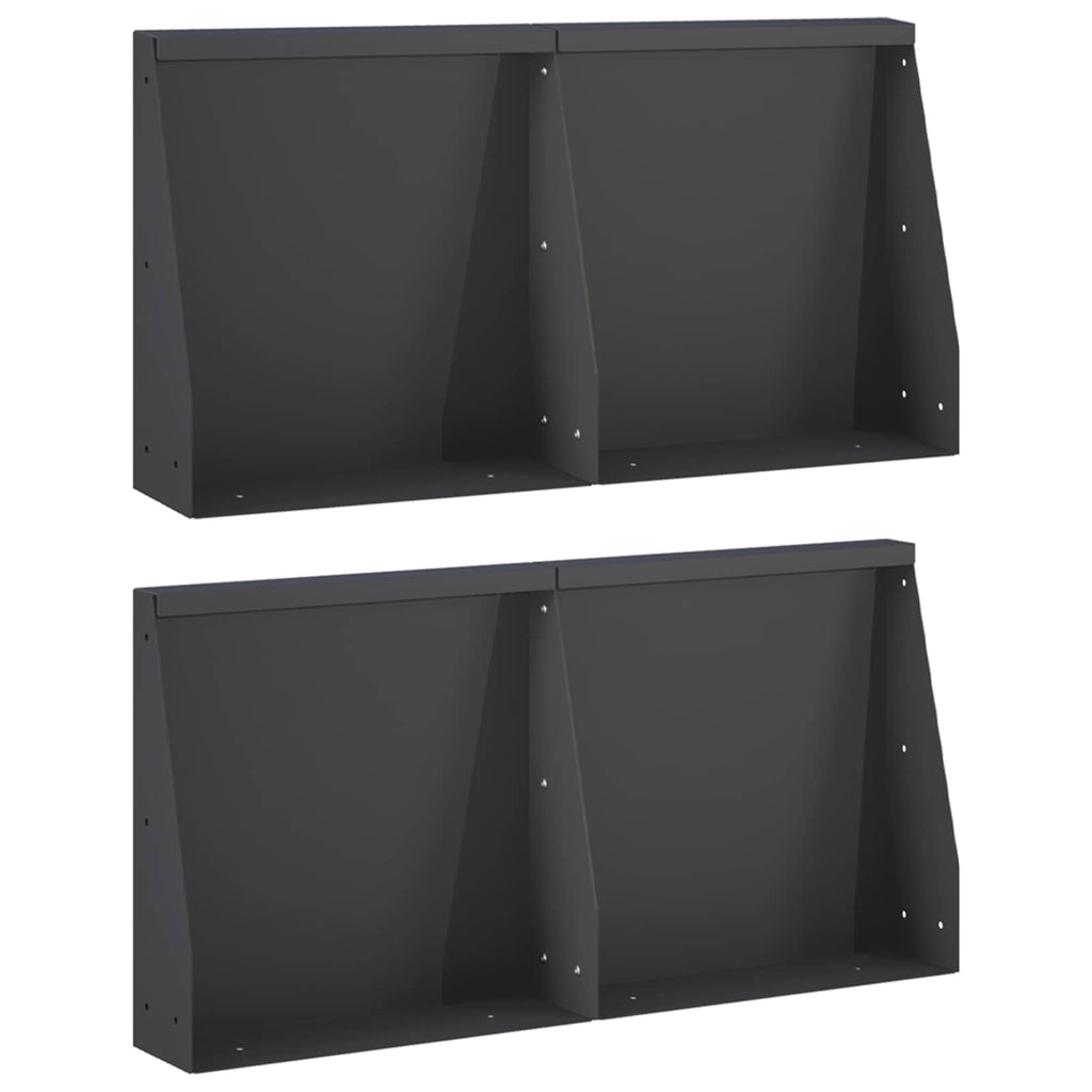 Mur De Soutènement 6 Pc Rouillé