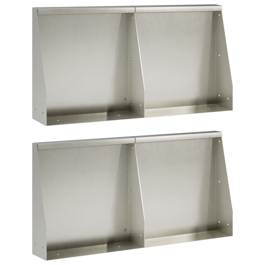 Mur De Soutènement 6 Pc Rouillé