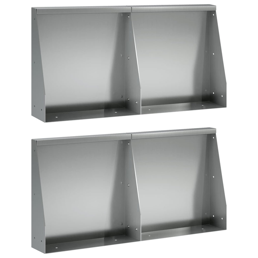 Mur De Soutènement 6 Pc Rouillé