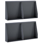 Mur De Soutènement 6 Pc Rouillé