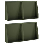 Mur De Soutènement 6 Pc Rouillé
