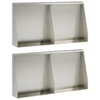 Mur De Soutènement 6 Pc Rouillé