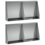 Mur De Soutènement 6 Pc Rouillé