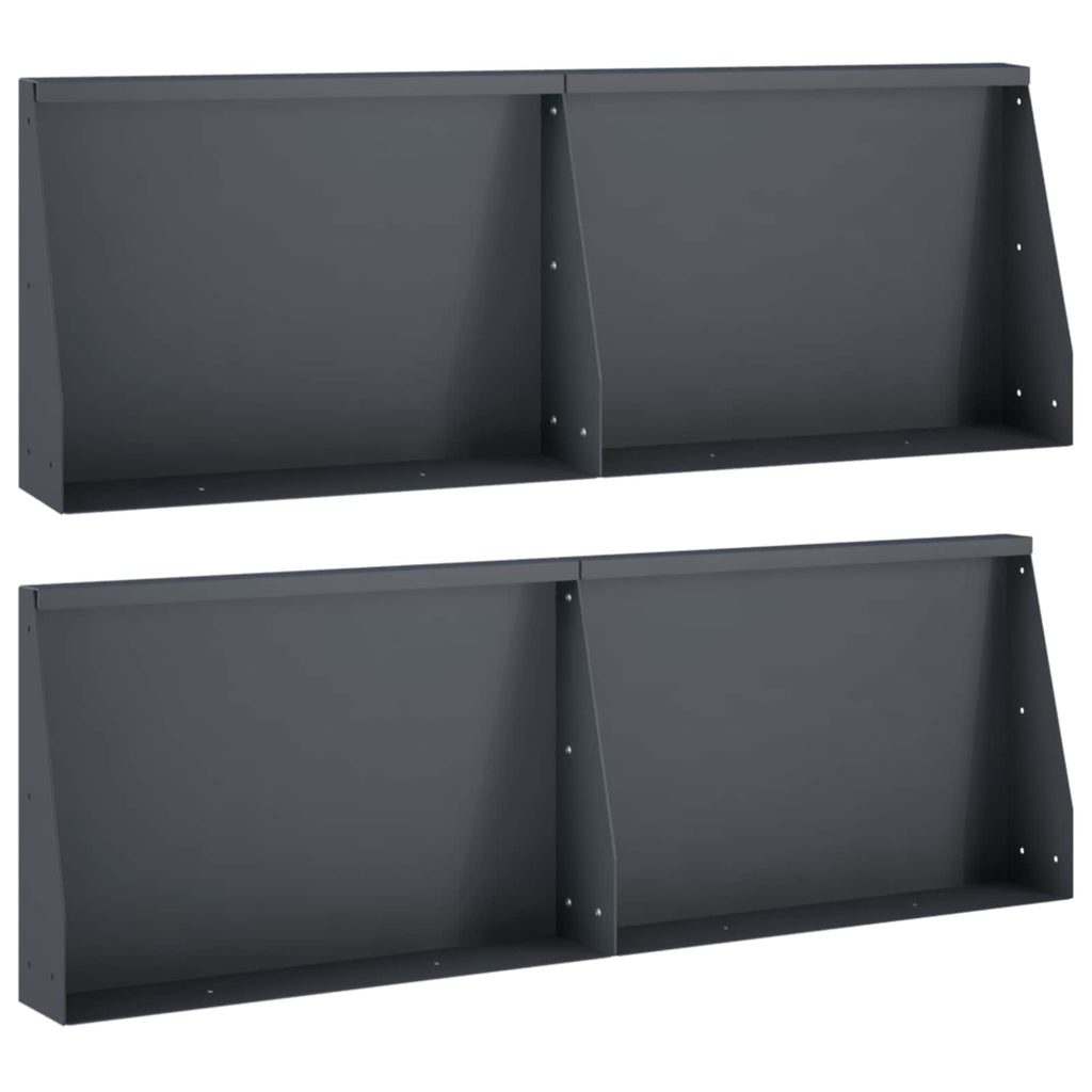 Mur De Soutènement 6 Pc Rouillé
