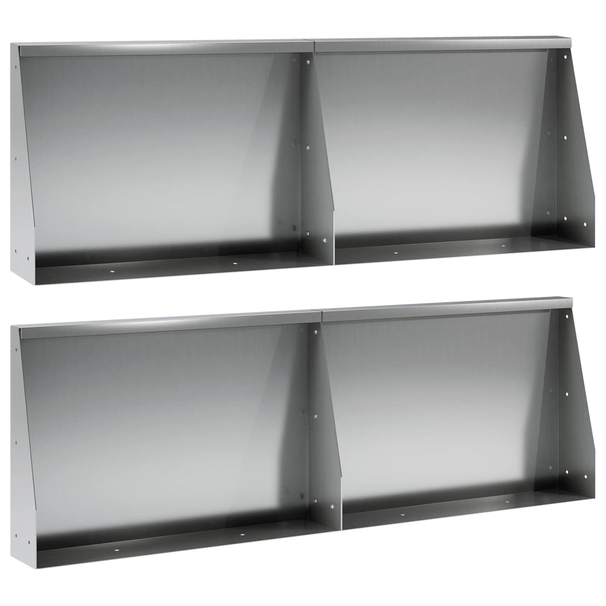 Mur De Soutènement 6 Pc Rouillé
