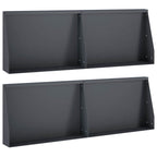 Mur De Soutènement 6 Pc Rouillé