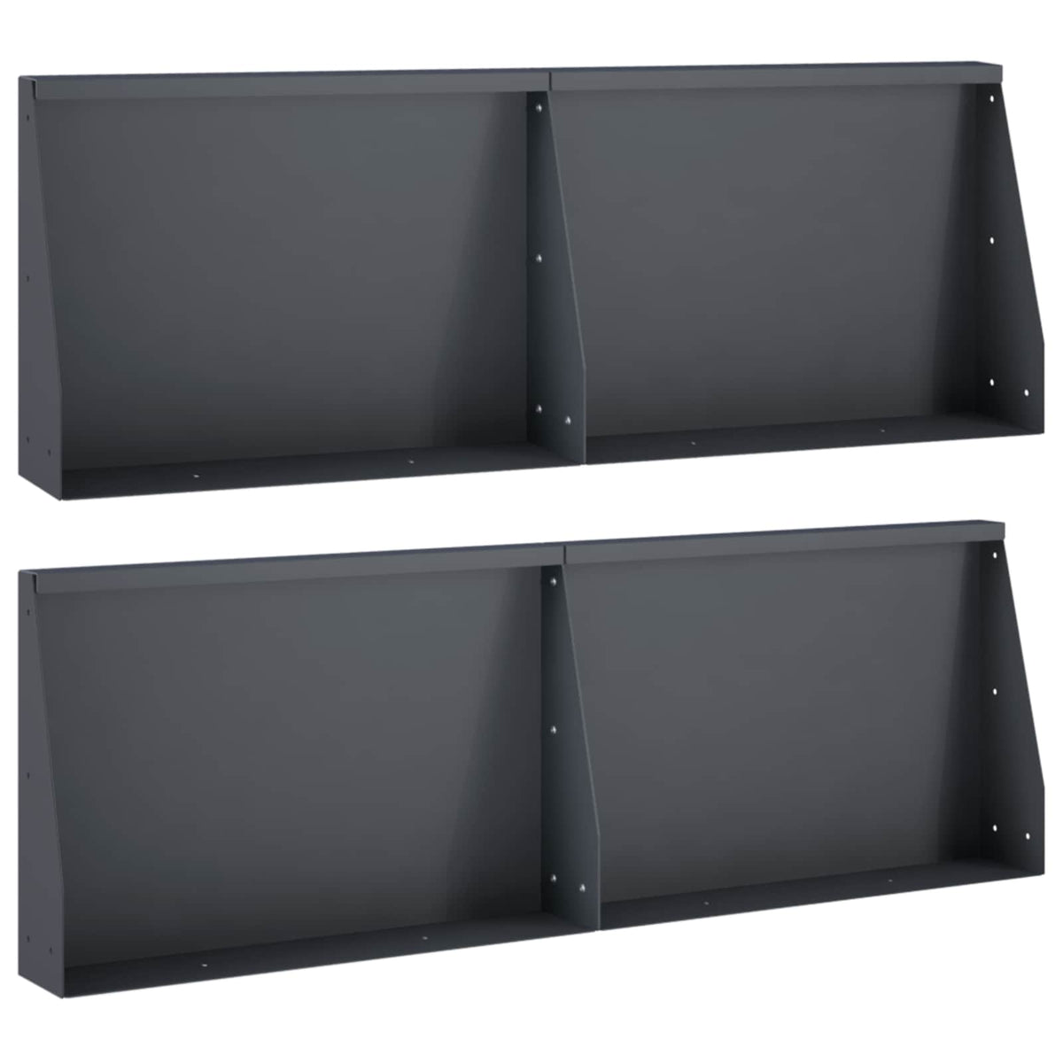 Mur De Soutènement 6 Pc Rouillé