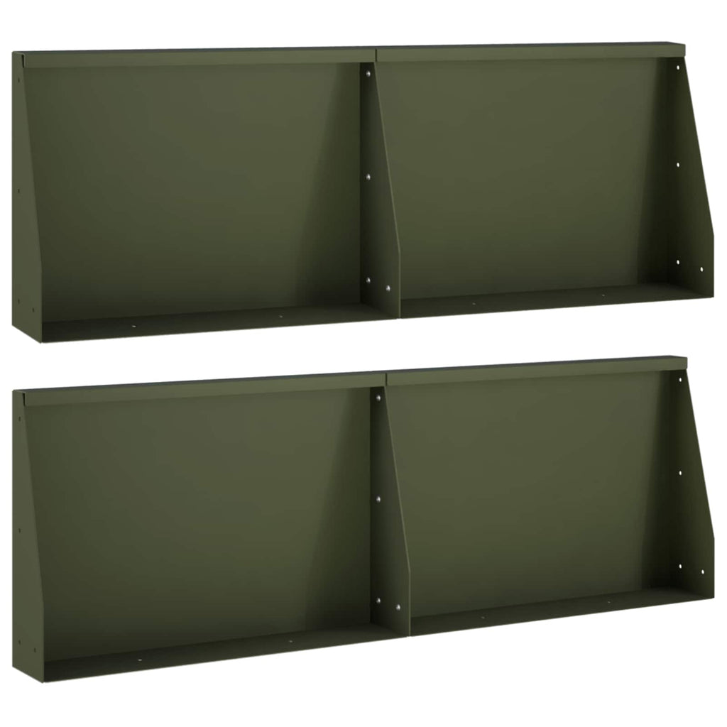 Mur De Soutènement 6 Pc Rouillé
