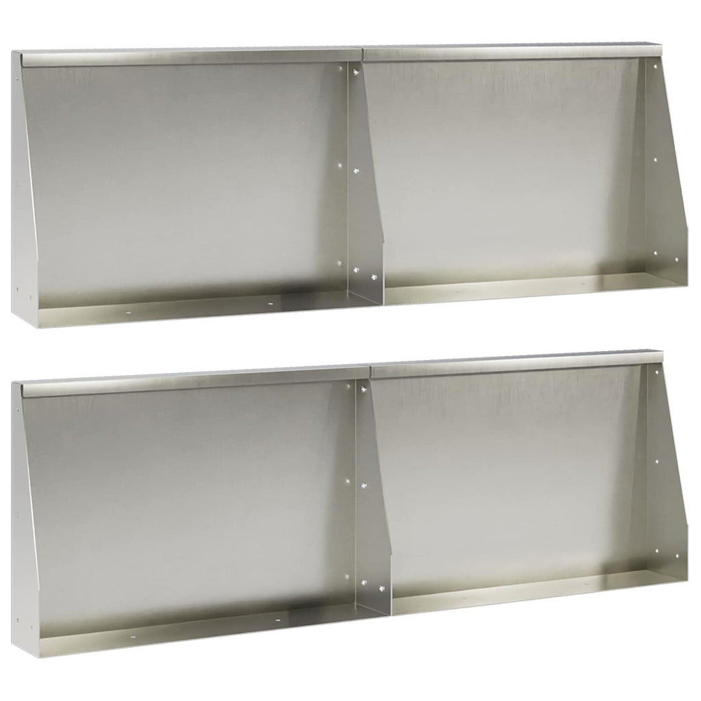 Mur De Soutènement 6 Pc Rouillé
