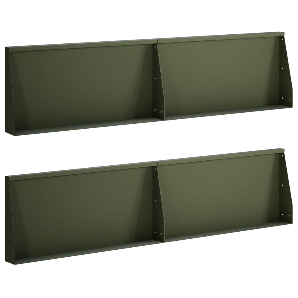 Mur De Soutènement 6 Pc Rouillé