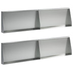 Mur De Soutènement 6 Pc Rouillé