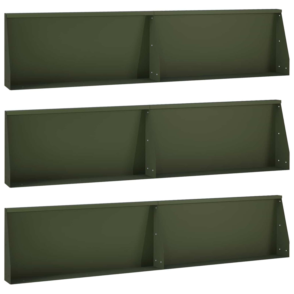 Mur De Soutènement 6 Pc Rouillé