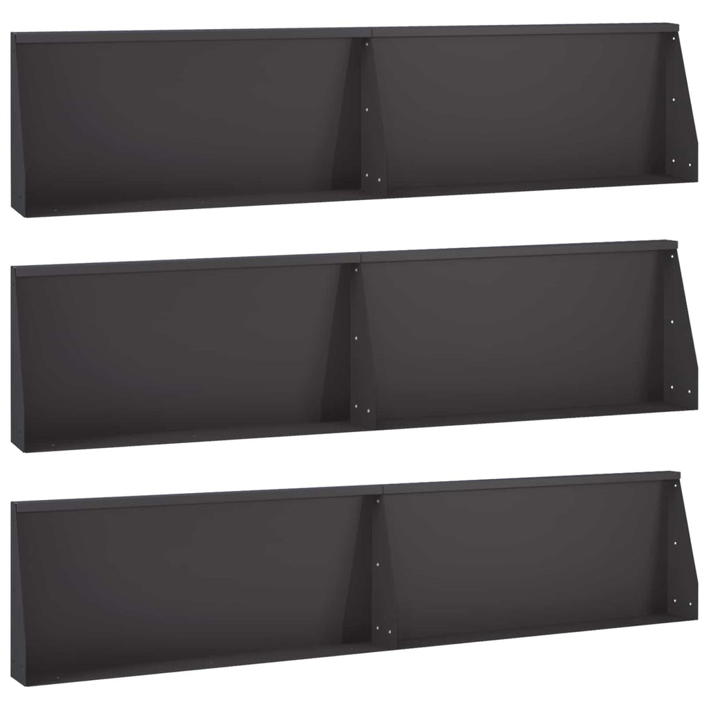 Mur De Soutènement 6 Pc Rouillé