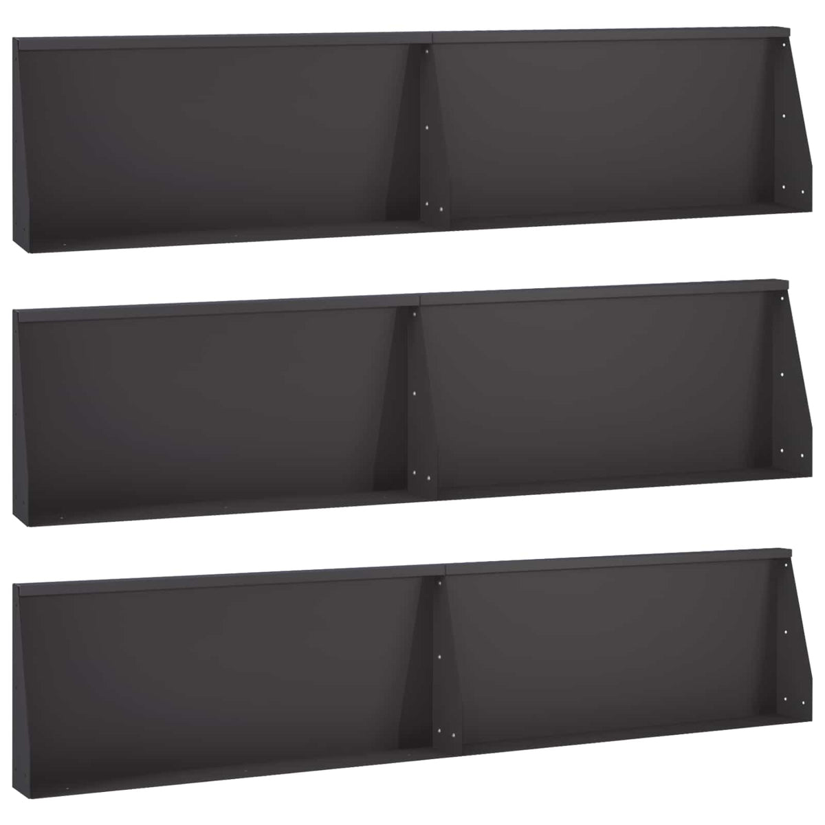 Mur De Soutènement 6 Pc Rouillé
