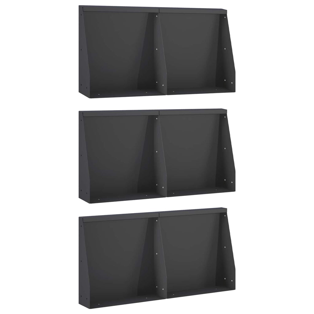 Mur De Soutènement 6 Pc Rouillé