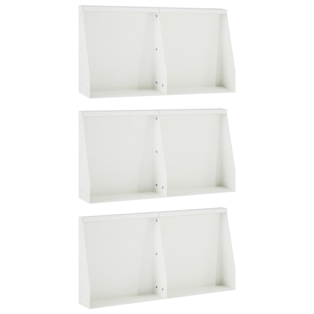 Mur De Soutènement 6 Pc Rouillé