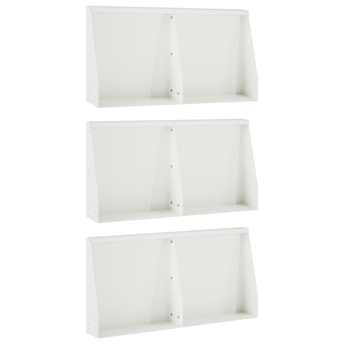 Mur De Soutènement 6 Pc Rouillé