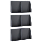 Mur De Soutènement 6 Pc Rouillé