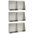 Mur De Soutènement 6 Pc Rouillé