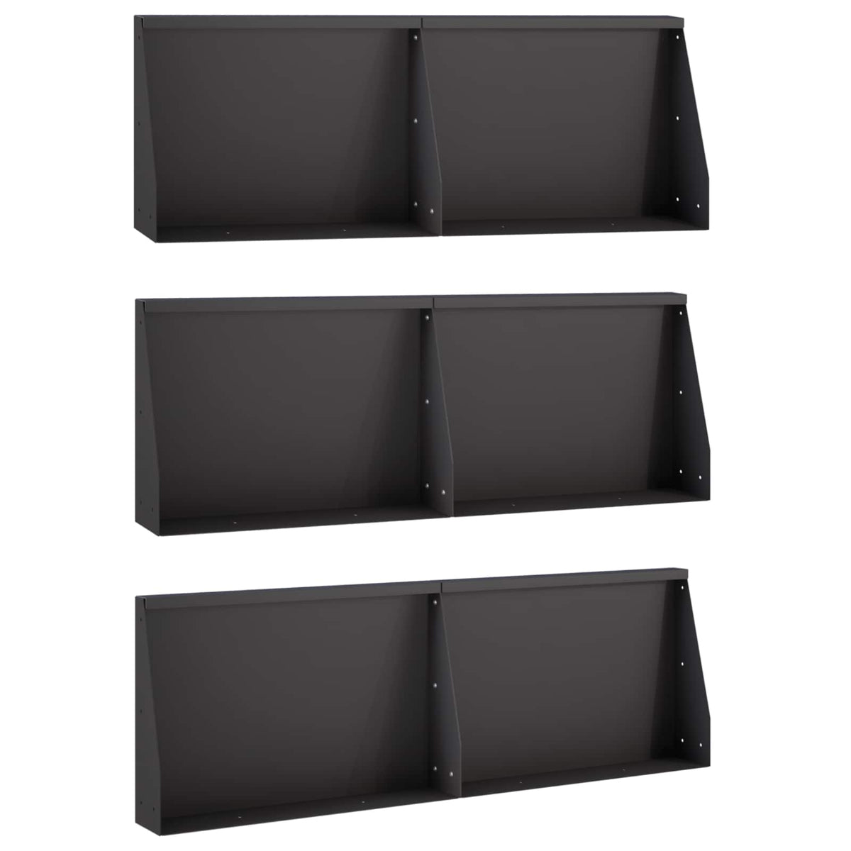 Mur De Soutènement 6 Pc Rouillé