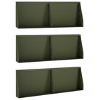 Mur De Soutènement 6 Pc Rouillé