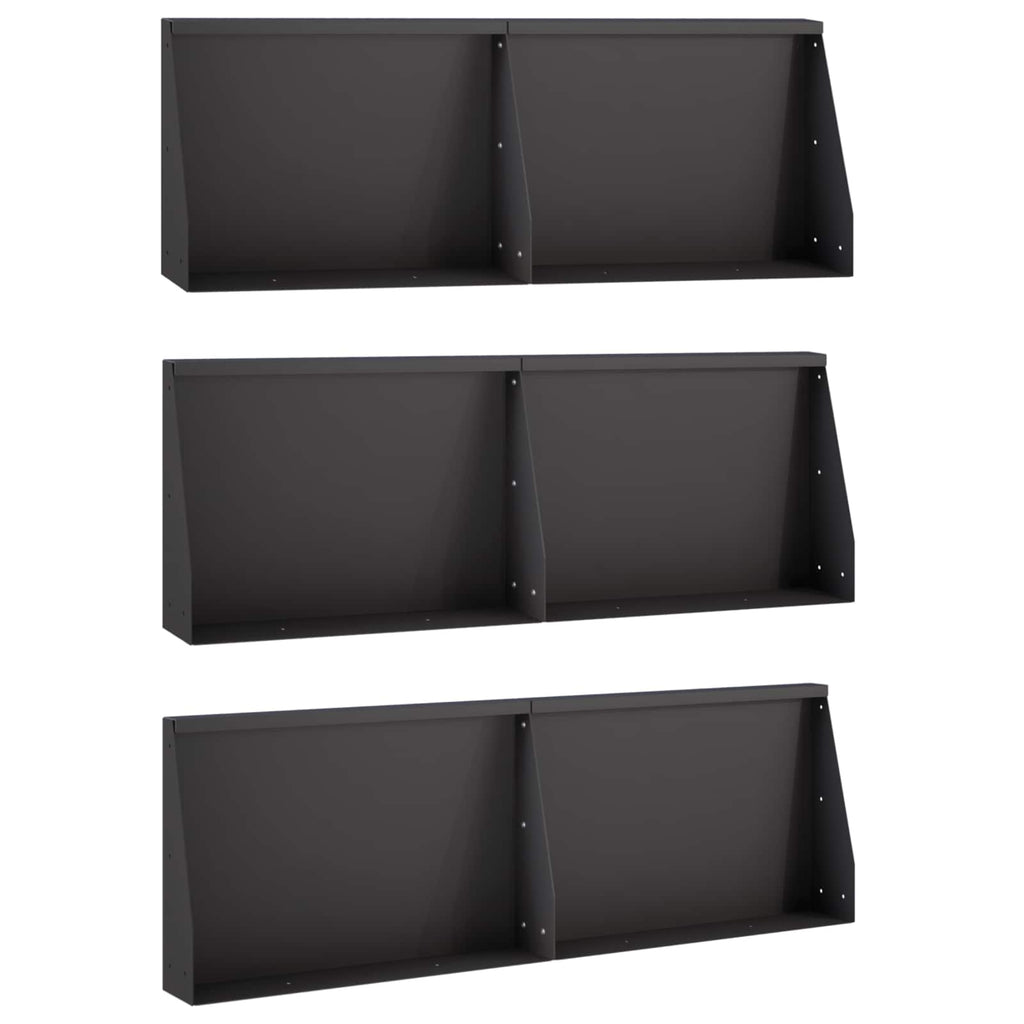 Mur De Soutènement 6 Pc Rouillé