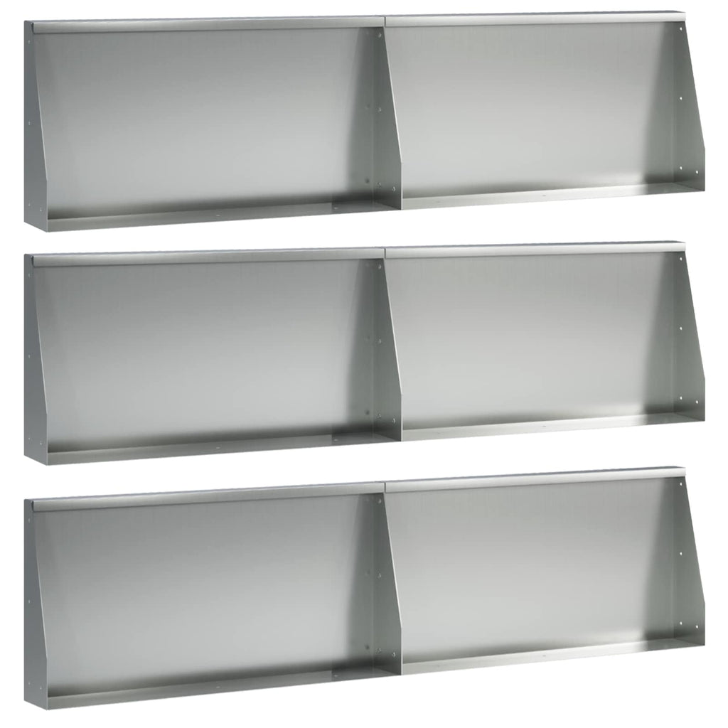 Mur De Soutènement 6 Pc Rouillé