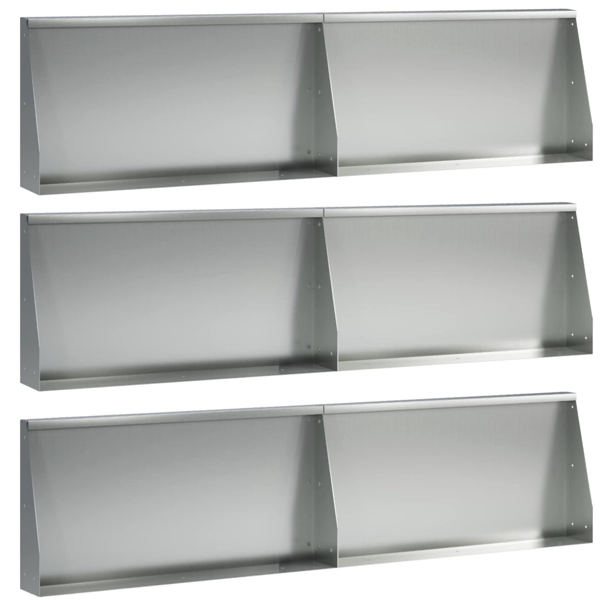 Mur De Soutènement 6 Pc Rouillé