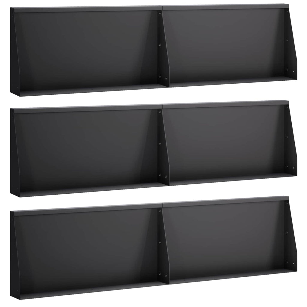 Mur De Soutènement 6 Pc Rouillé