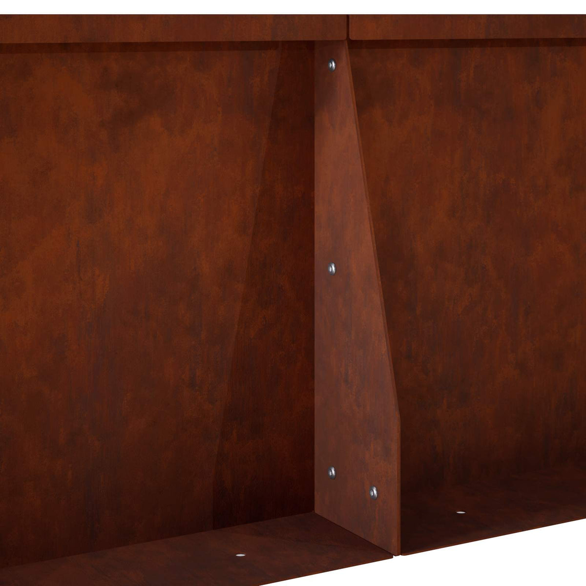 Mur De Soutènement 4 Pc Rouillé