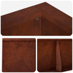 Mur De Soutènement 6 Pc Rouillé