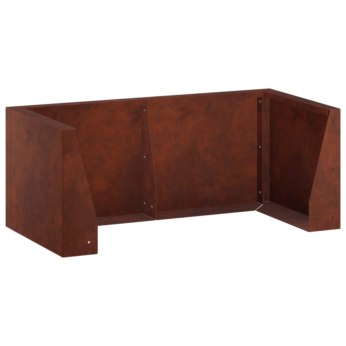 Mur De Soutènement 6 Pc Rouillé