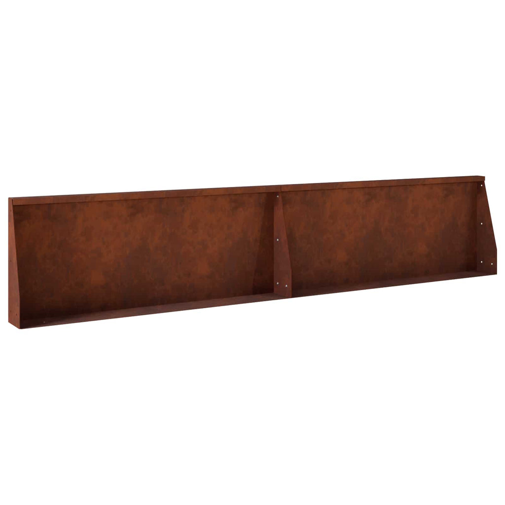 Mur De Soutènement 6 Pc Rouillé