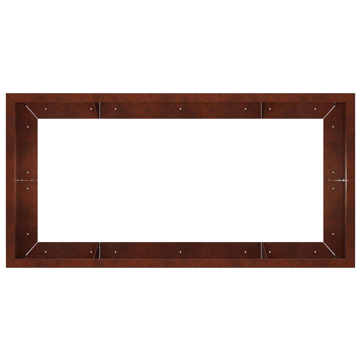 Mur De Soutènement 6 Pc Rouillé