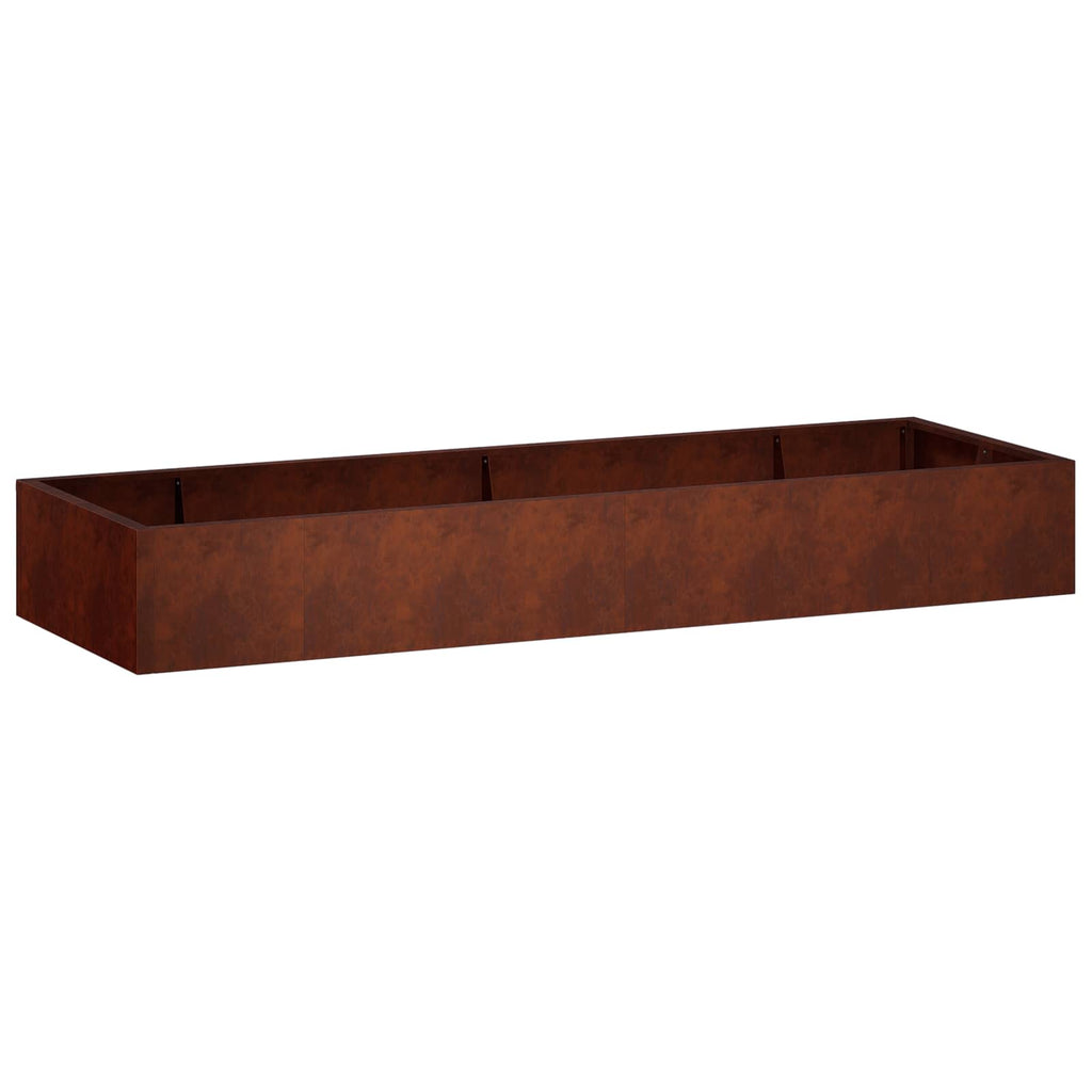 Mur De Soutènement 4 Pc Rouillé